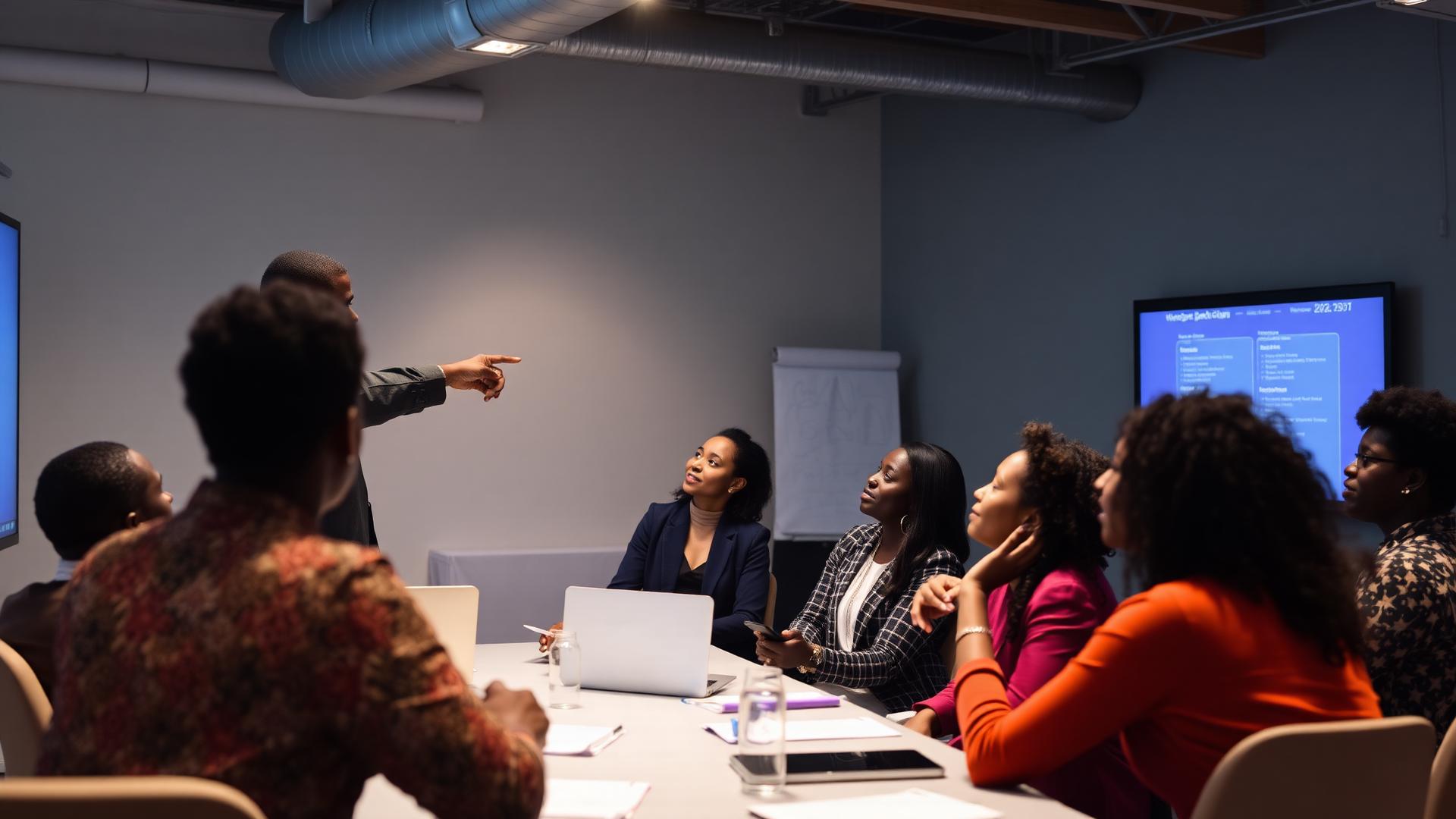 Professional training and consultancy session